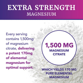 Gummies de citrate de magnésium Nobi Nutrition avec étiquette et dosage