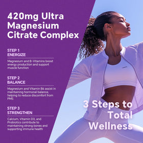 Gummies de citrate de magnésium VEETAGYO et ingrédients naturels