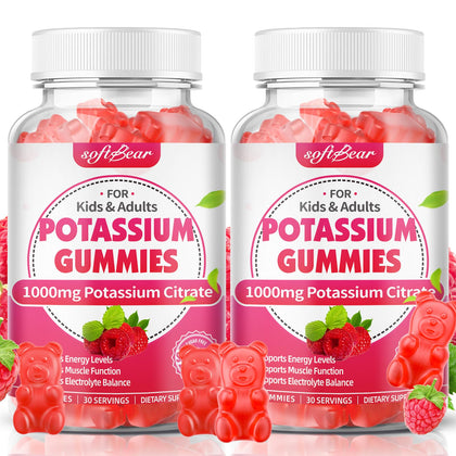 Gummies de Citrate de Potassium 1000mg softbear, emballage avant