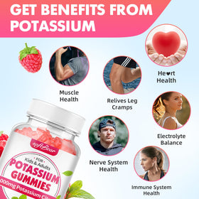 Gummies de Citrate de Potassium 1000mg softbear, présentation des gummies