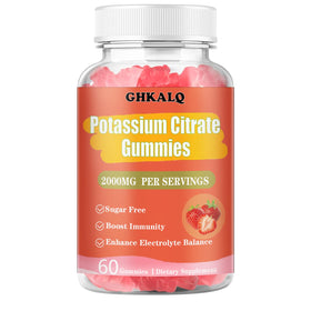 Gummies de citrate de potassium 2000mg GHKALQ, devant de l'emballage