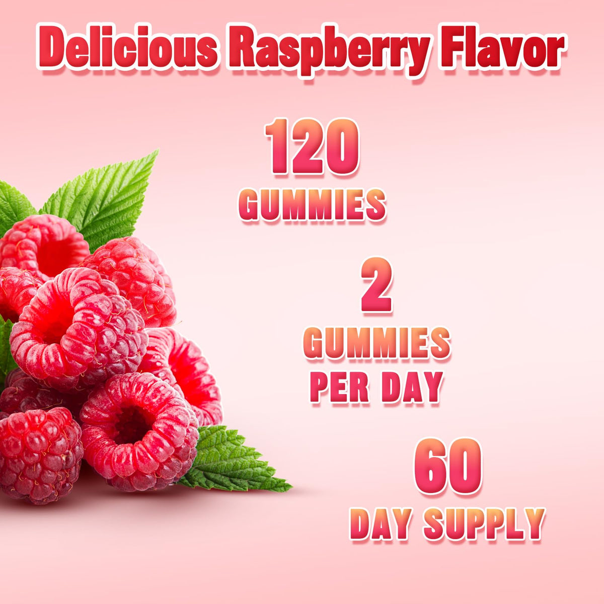 Gummies de Citrate de Potassium Flyrocer, étiquette avec certification GMP