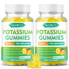 Gummies de Citrate de Potassium MEENCCD 1000mg pot en vue de face