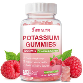 Gummies de citrate de potassium Sieralyn avec emballage de 231g