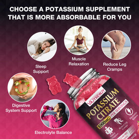 Gummies de citrate de potassium VAJYKEWJY sur une table