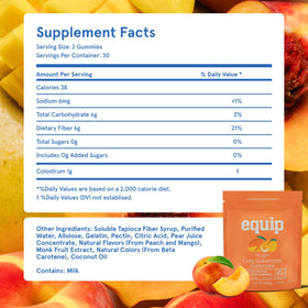 Gummies de colostrum bovin Equip, détail de la texture gélifiée