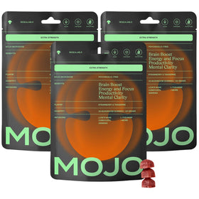 Gummies de Concentration Mojo avec packaging en vue de face
