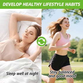 Gummies de cortisol Zetelixia, vue de côté avec dosage