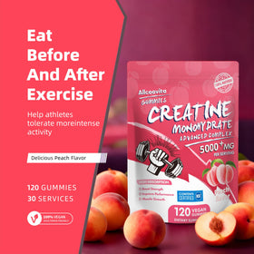 Gummies de créatine Allcoovita dans une main