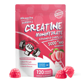 Gummies de créatine Allcoovita en emballage de 120 pièces
