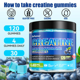Gummies de créatine AnFamer dans un environnement de fitness