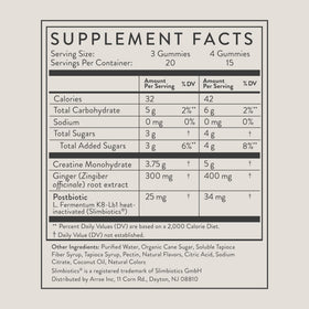 Gummies de Créatine Arrae ouvertes montrant la texture