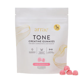 Gummies de Créatine Arrae pour Femmes, 60 gummies, goût pastèque acide