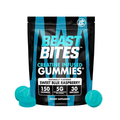 Gummies de Créatine BEAST BITES 150 unités en vue de face