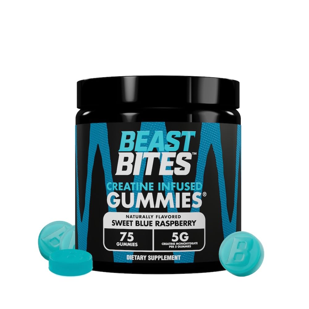 Gummies de Créatine BEAST BITES 75 unités, vue de face