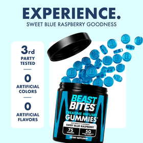 Gummies de Créatine BEAST BITES, présentation des gummies