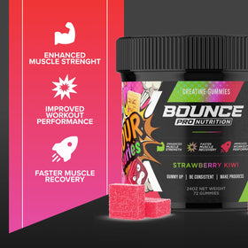 Gummies de créatine Bounce Pro avec dosage recommandé