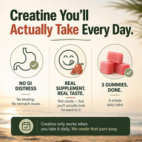 Gummies de créatine Cabana Nutrition, portion de 5g