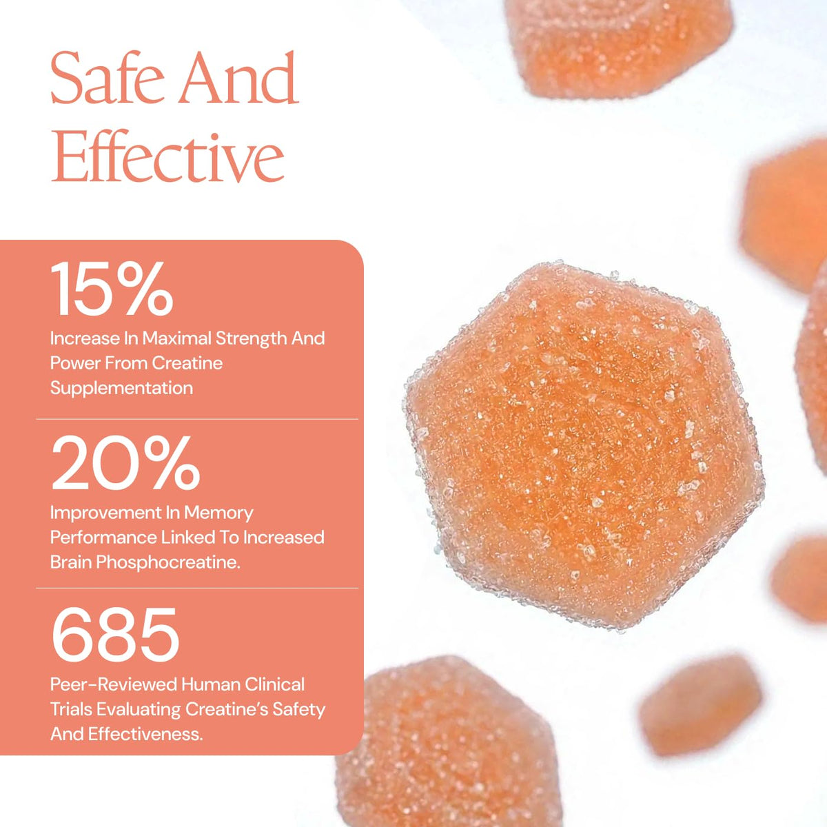 Gummies de créatine Create, dégustation dans un cadre sportif