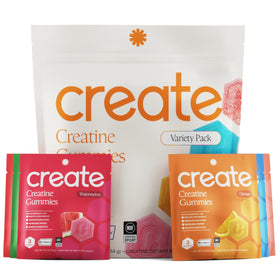 Gummies de créatine Create, pack de 30 unités, vue de devant