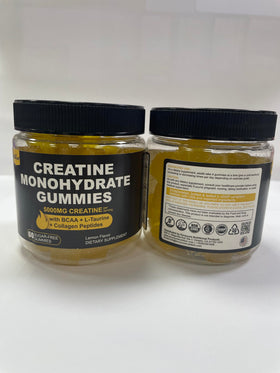 Gummies de créatine EnvyCure montrant la texture