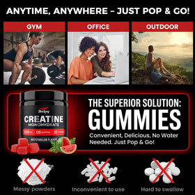 Gummies de créatine Hen Loog avec pastèque fraîche