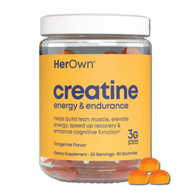 Gummies de Créatine her own au goût mandarine, vue de face