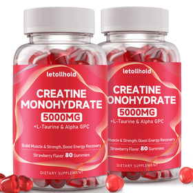 Gummies de créatine letollhold 5g, vue de face