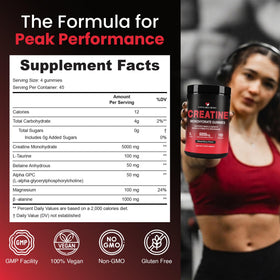 Gummies de créatine Loveable Bites dans un sac de sport