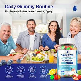 Gummies de créatine MaxHemp avec étiquette visible