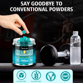 Gummies de créatine monohydrate Beauty Bar sur une table
