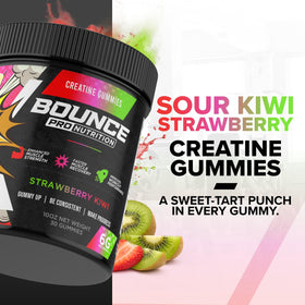 Gummies de Créatine Monohydrate Bounce Pro dans un environnement actif