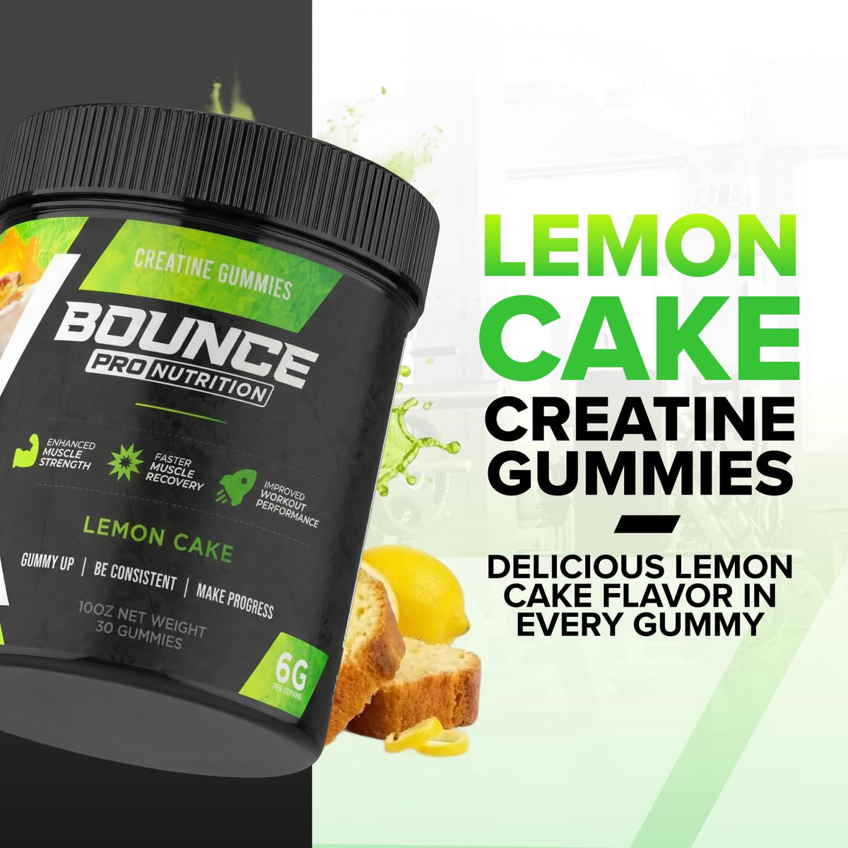 Gummies de Créatine Monohydrate Bounce Pro, en situation de consommation active