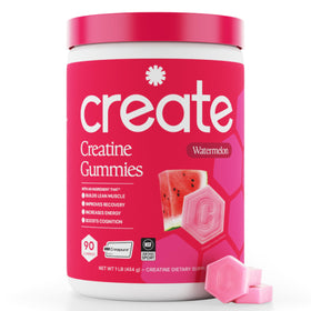 Gummies de Créatine Monohydrate Create avec emballage en vue avant