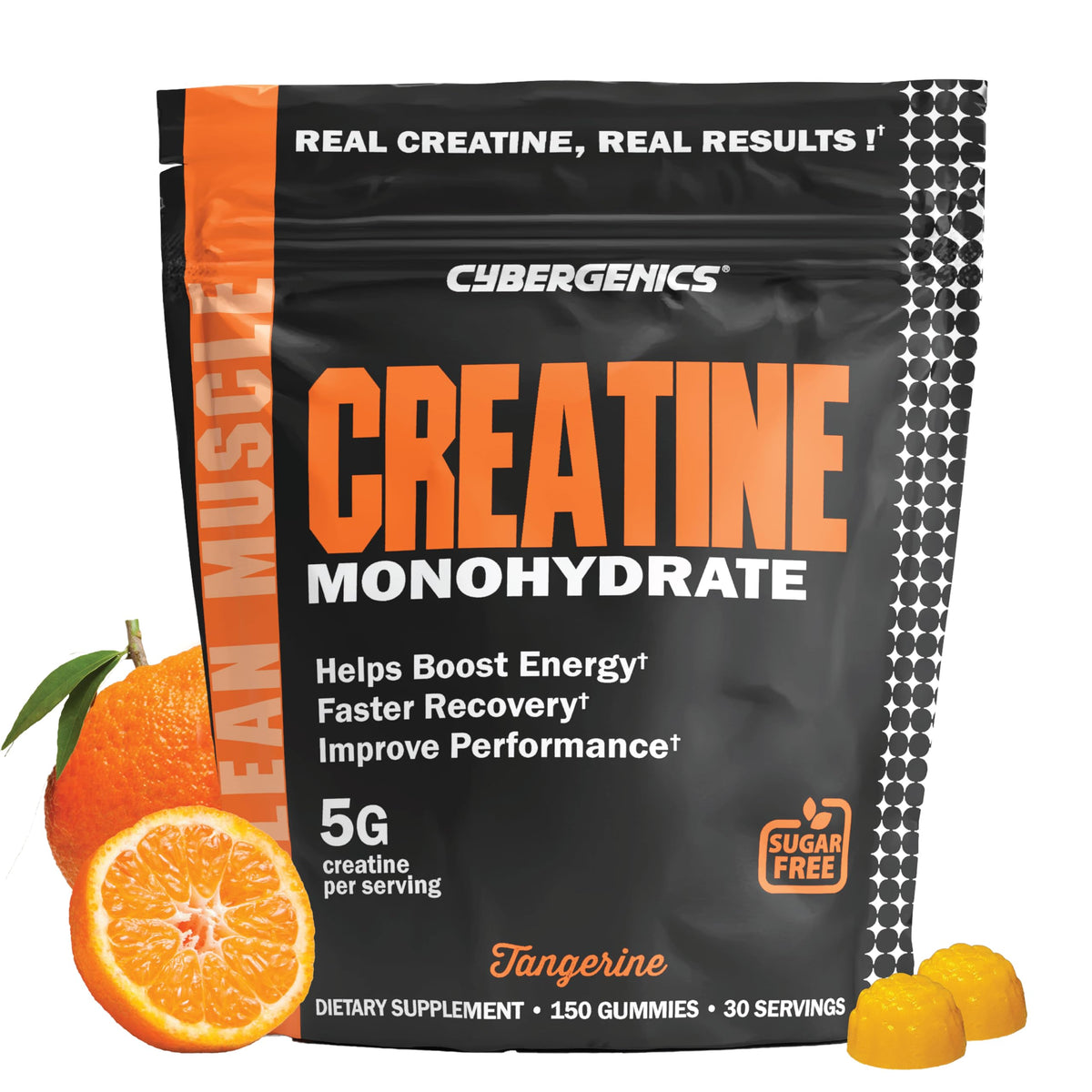 Gummies de Créatine Monohydrate Cybergenics, pot de 150 gummies