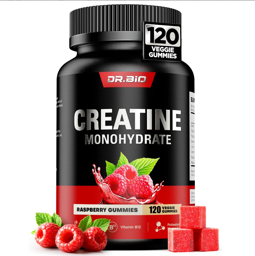 Gummies de créatine monohydrate DR.BIO 5000mg en boîte