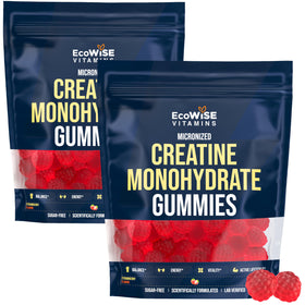 Gummies de créatine monohydrate ECOWISE VITAMINS vue de face