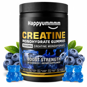 Gummies de créatine monohydrate Happyummmm nutrition, emballage avant