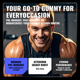 Gummies de créatine monohydrate Happyummmm nutrition, informations nutritionnelles