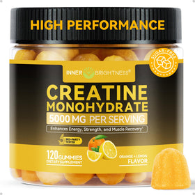 Gummies de créatine monohydrate Inner Brightness 5000 mg vue de face