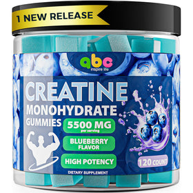 Gummies de créatine monohydrate INSPIRELIFE ABC 120 unités vue de face