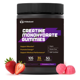 Gummies de Créatine Monohydrate IRIDESICENT 5000mg vue de face