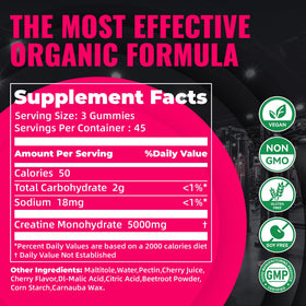Gummies de Créatine Monohydrate Natures Aid, prise en main