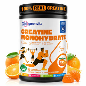 Gummies de créatine monohydrate ON GREENVITA NUTRITION, vue de face