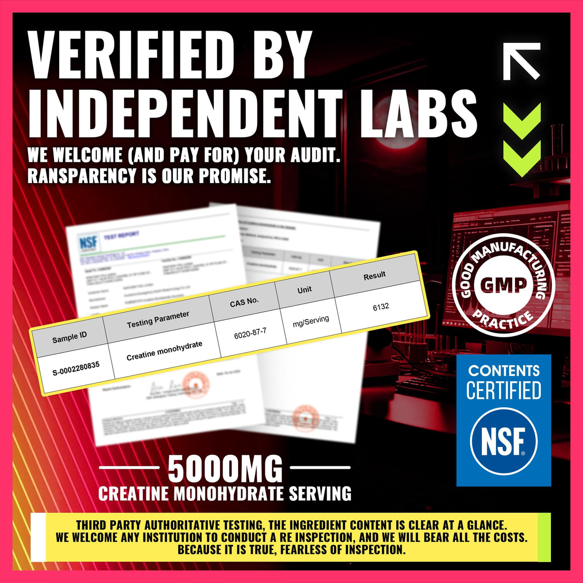 Gummies de creatine monohydrate PURESTVITS avec emballage