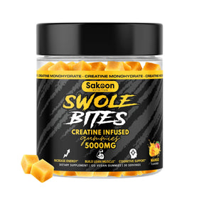 Gummies de créatine monohydrate Sakoon Nutrition 5000mg, vue de face