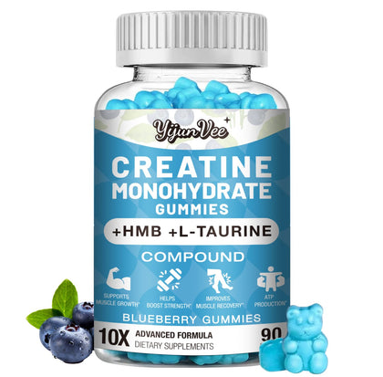 Gummies de créatine monohydrate YijunVee 8000MG en boîte