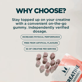 Gummies de Créatine Myprotein, gummies en forme de petits bonbons