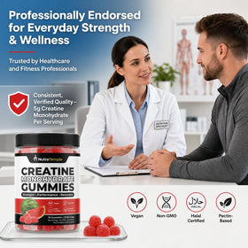 Gummies de créatine NUTRATEMPLE, détail de la texture