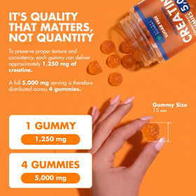 Gummies de créatine Secret Element, présentation du produit